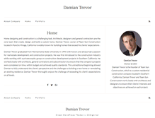Tablet Screenshot of damiantrevor.com